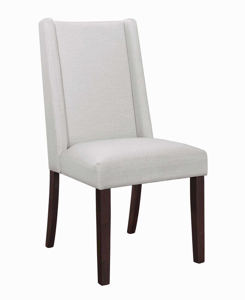 Dining chair in beige fabric by Coaster