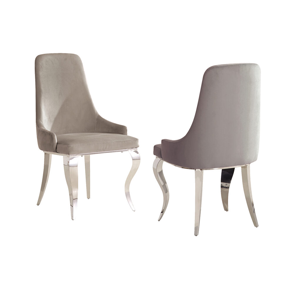 Dining chair gray by Coaster