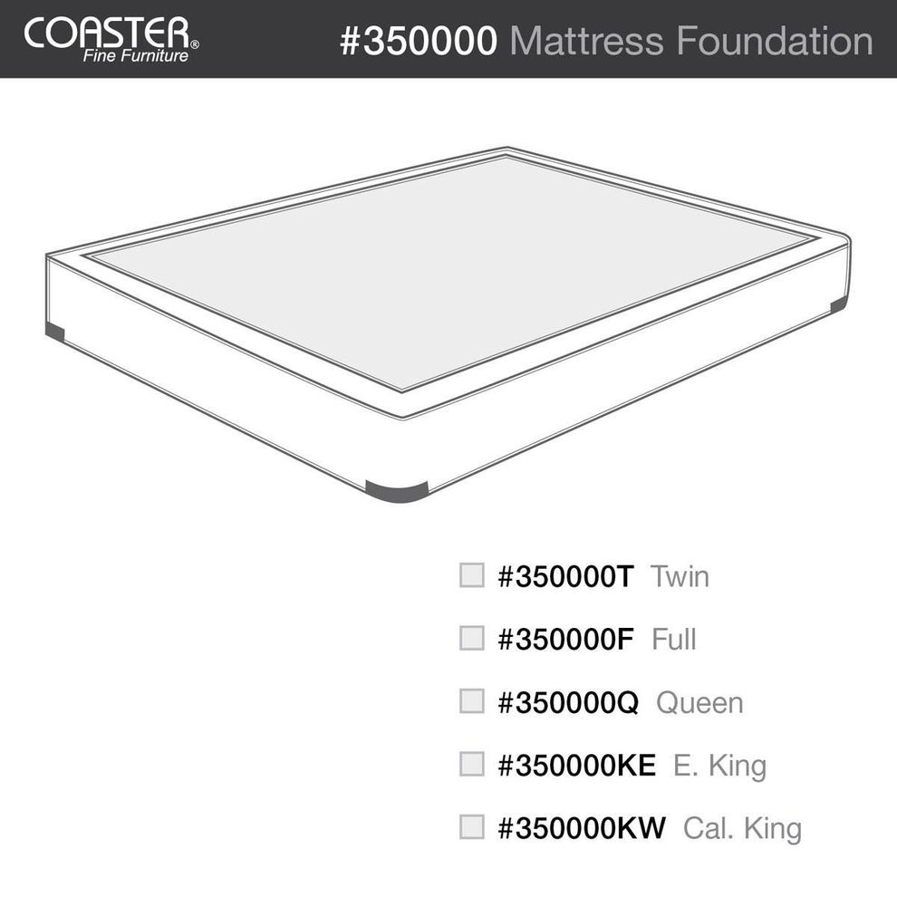 Box spring: Full size by Coaster