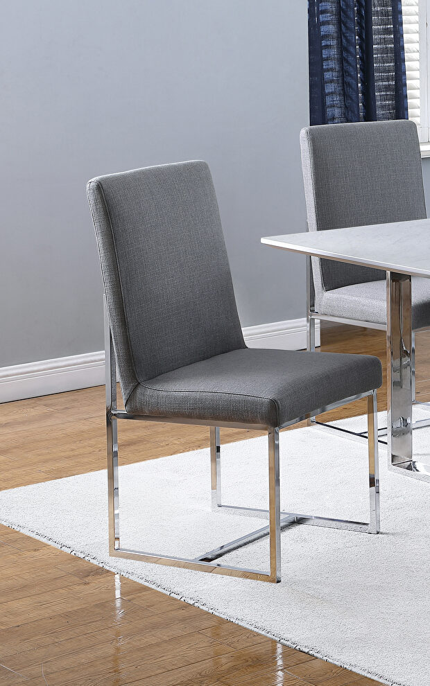 Jackson modern grey dining chair by Coaster
