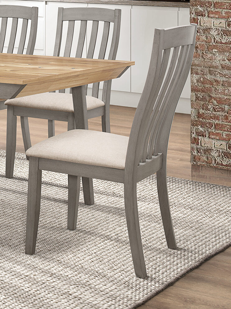 Solid asian hardwood dining chair by Coaster