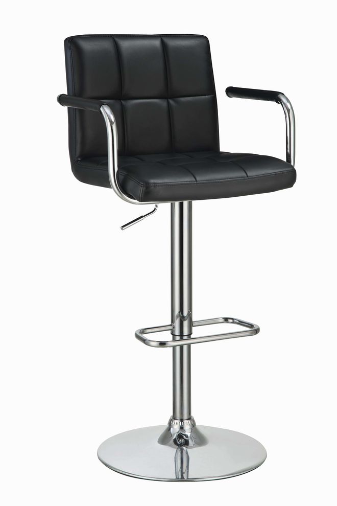 Modern series bar stools in black by Coaster