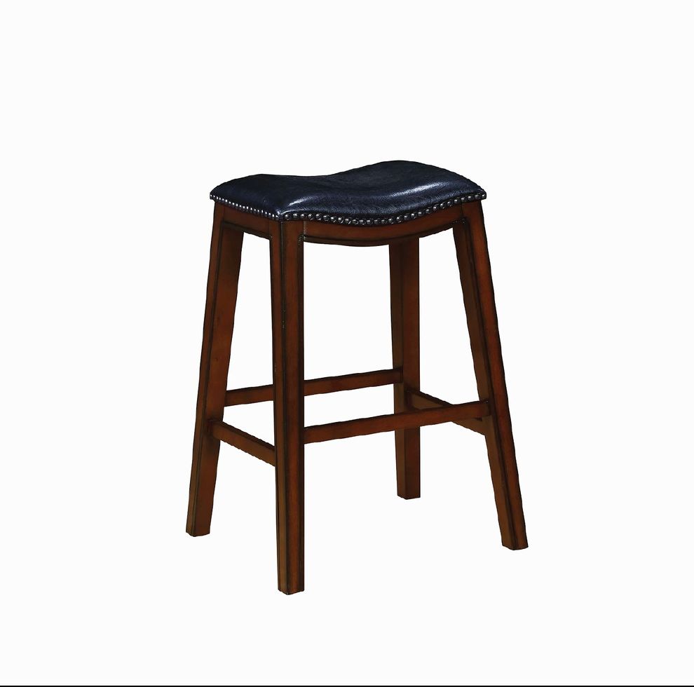 Traditional black bar stool by Coaster