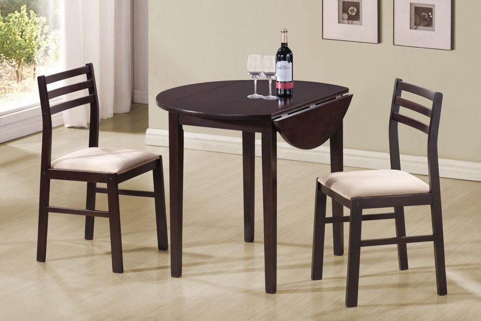 Casual bar style 3pcs table & 2 chairs set by Coaster