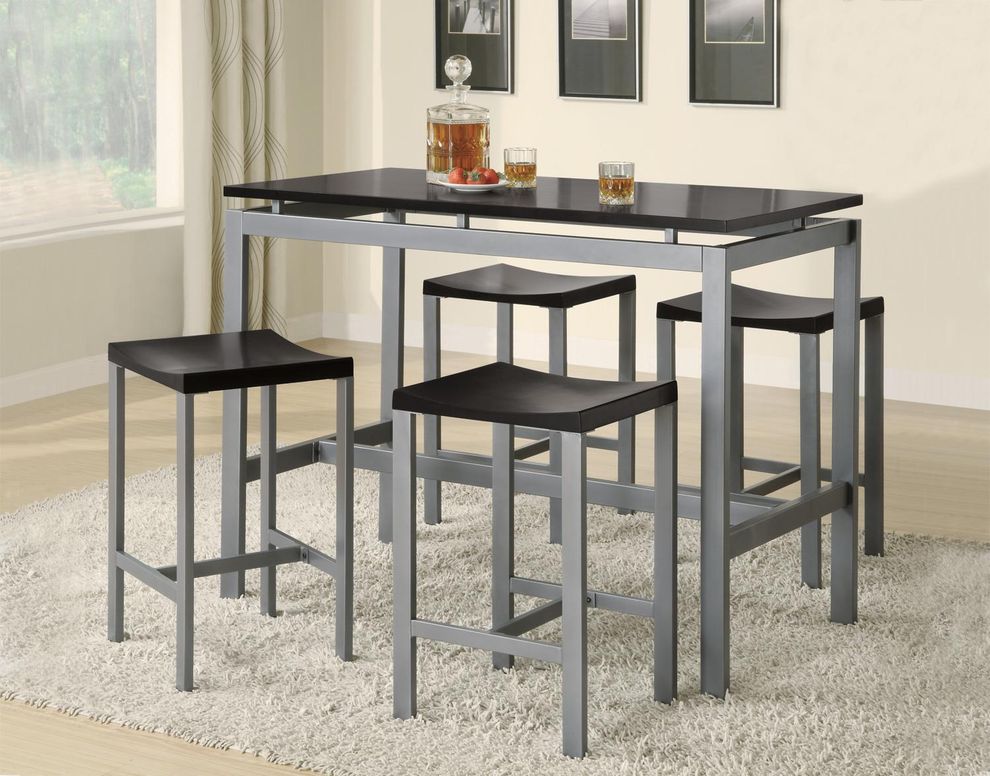 5 piece counter height dining set by Coaster
