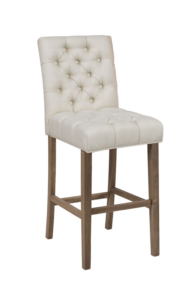 Bar stool in oatmeal / oak wood finish by Coaster