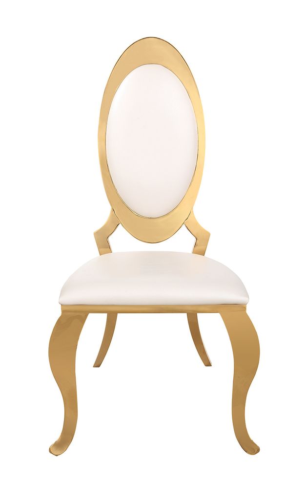 Kendall contemporary gold dining chair by Coaster