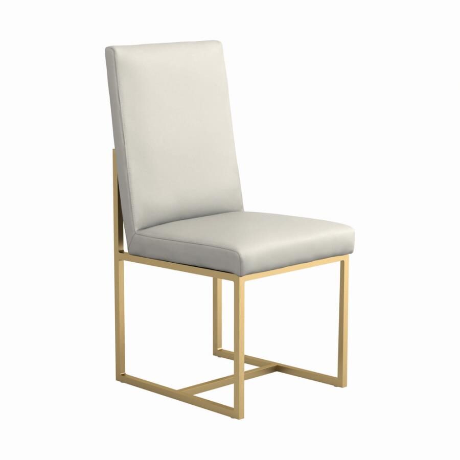 Glam style golden dining chair by Coaster
