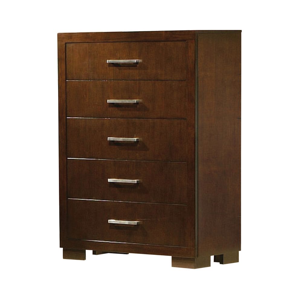 5 Drawer Chest in rich brown by Coaster