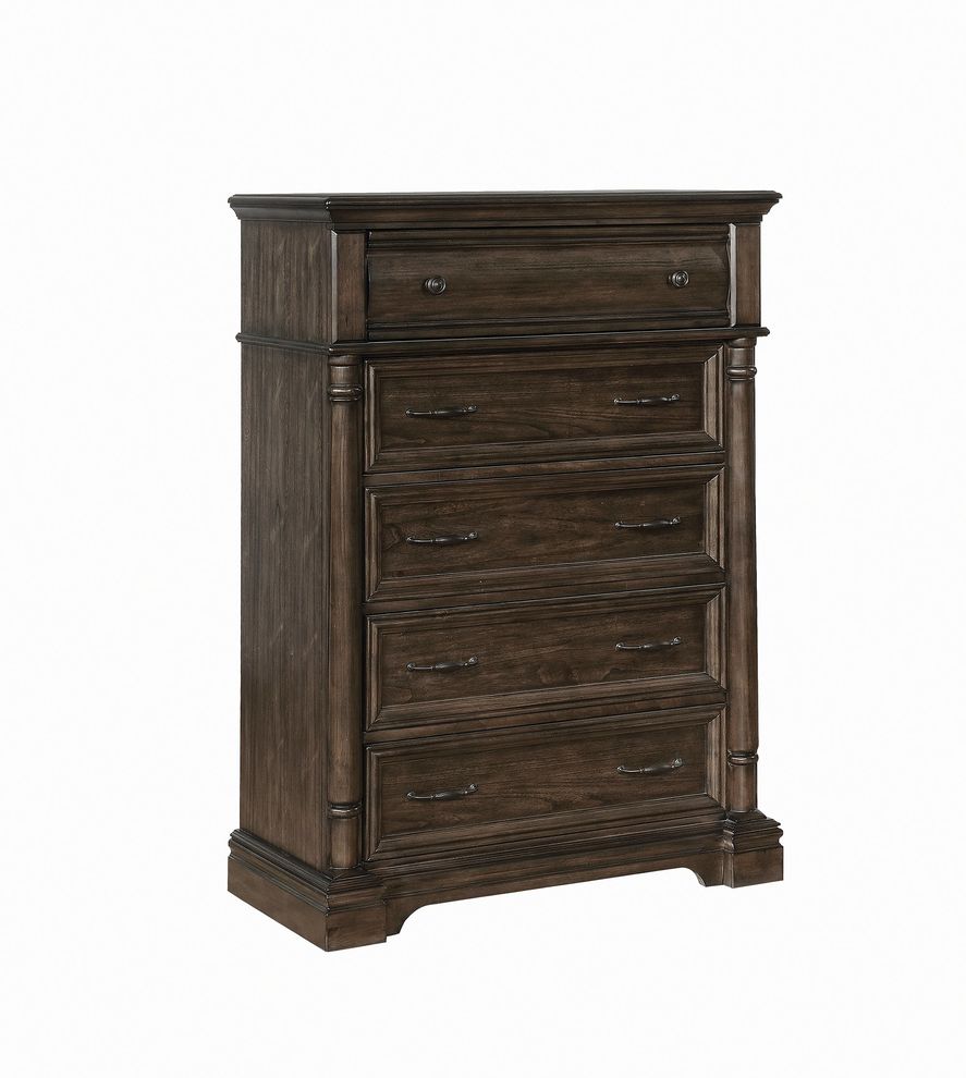 Chandler traditional heirloom brown chest by Coaster