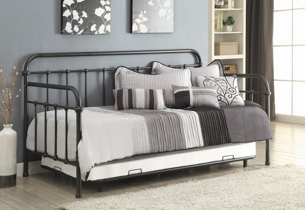 Twin daybed w/ trundle in industrial style by Coaster