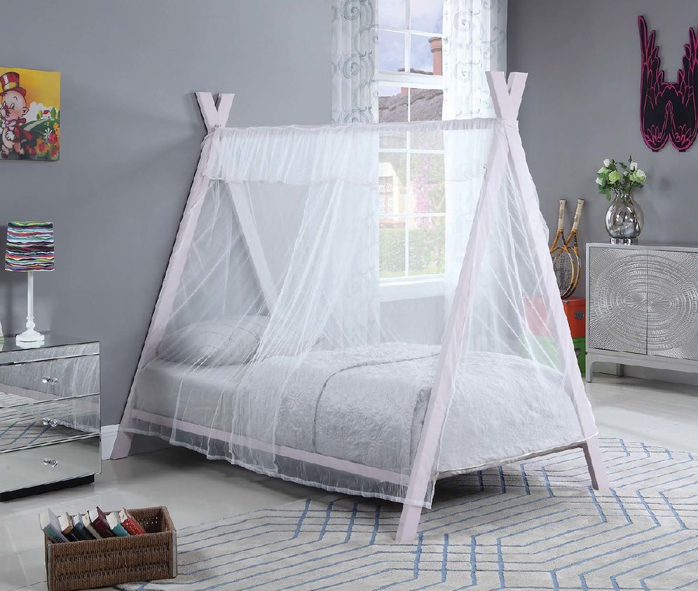 Georgina pink twin tent bed by Coaster