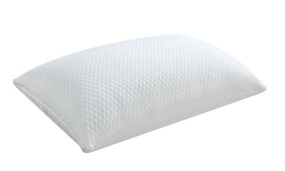 White queen shredded foam pillow by Coaster