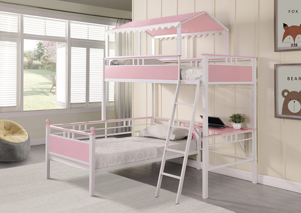 Twin/twin workstation bunk bed by Coaster
