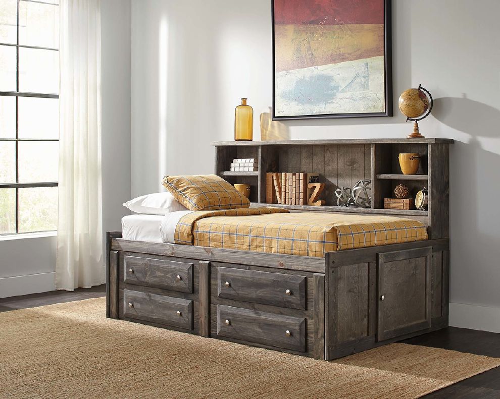 Twin daybed in gunsmoke gray by Coaster