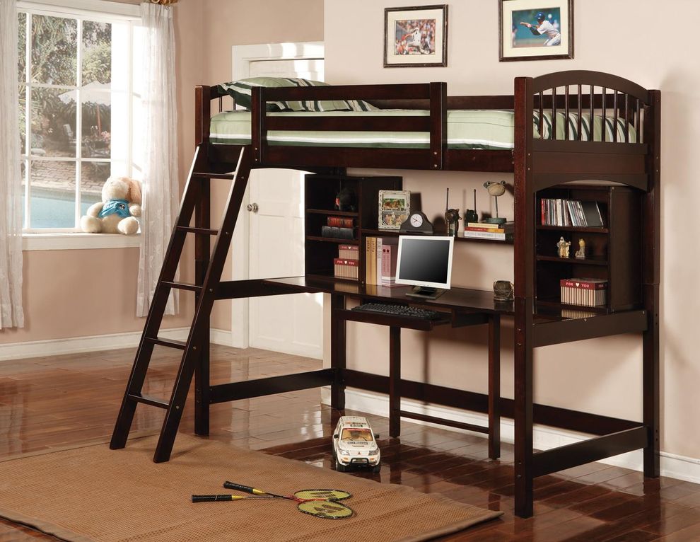 Twin workstation bunk by Coaster