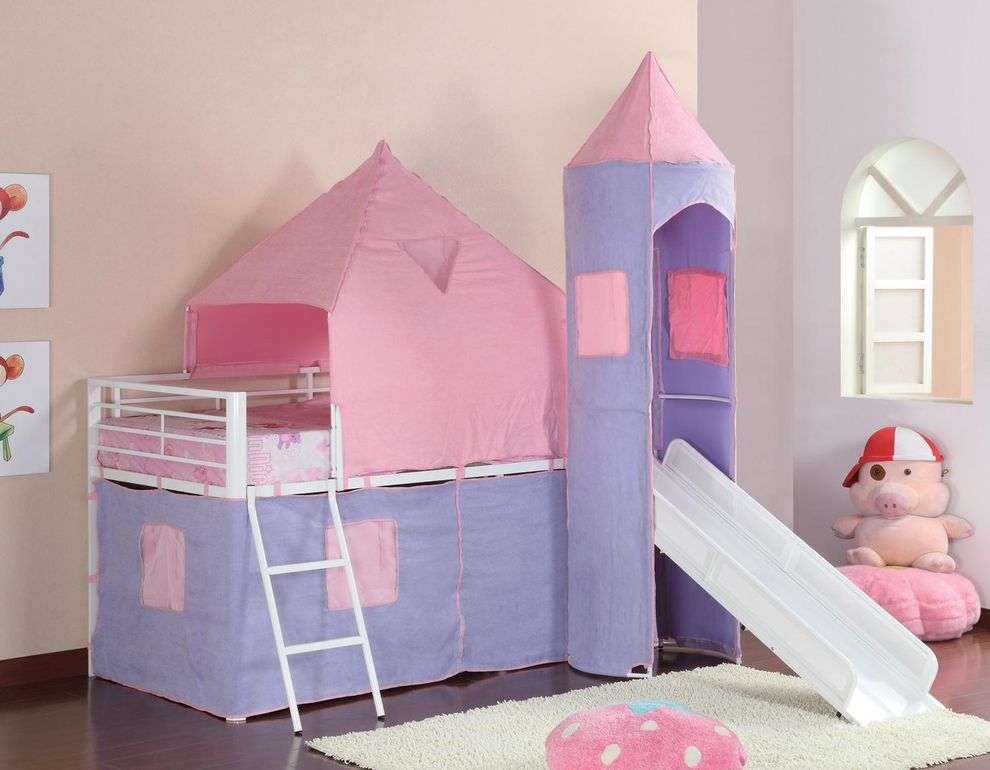 Princess castle tent bed by Coaster