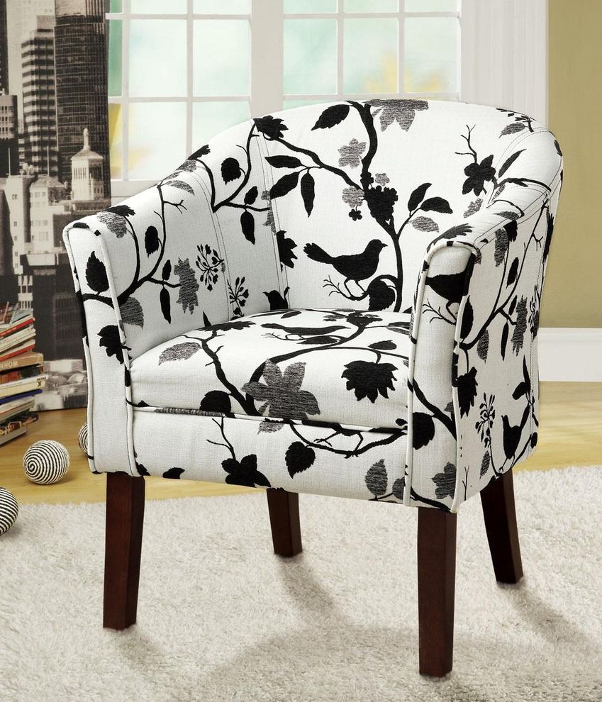 Upholstered accent chair by Coaster
