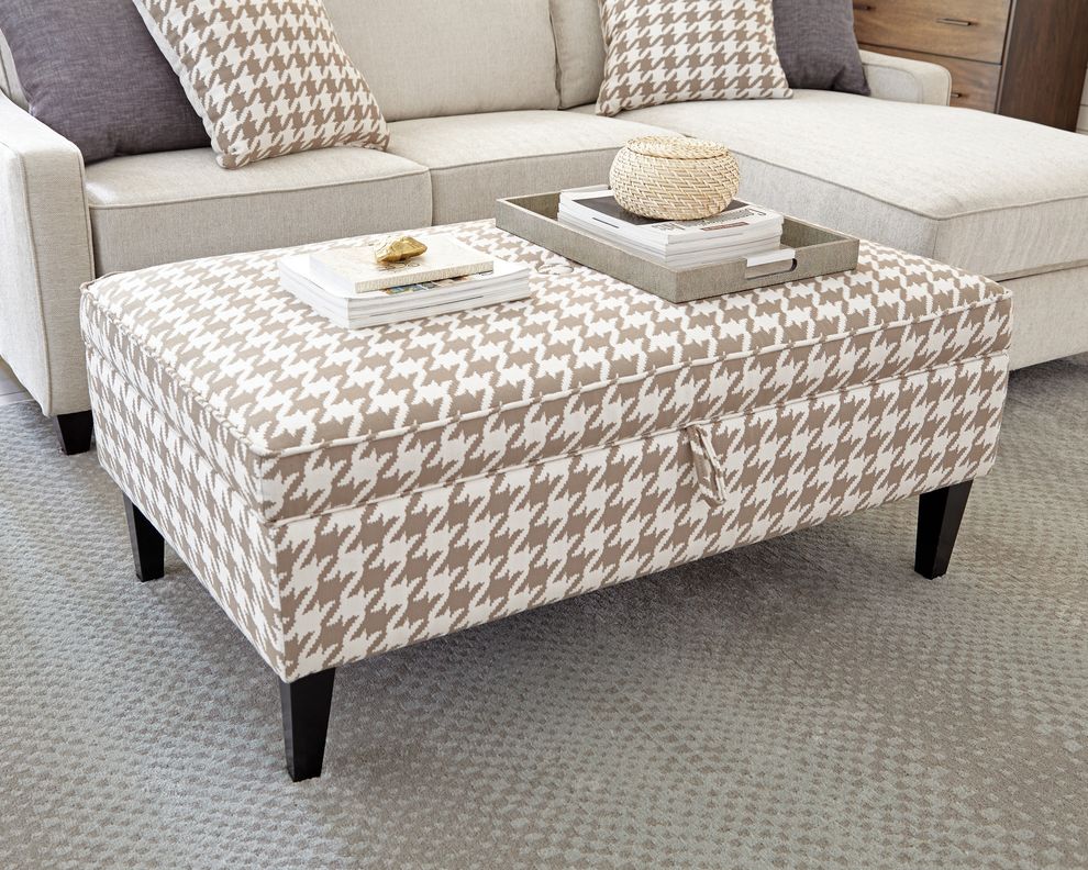 Texturized ottoman by Coaster