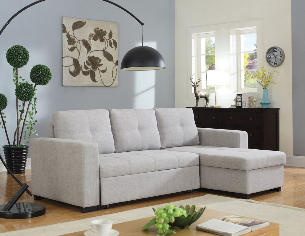 Reversible sectional w/ bed option by Coaster