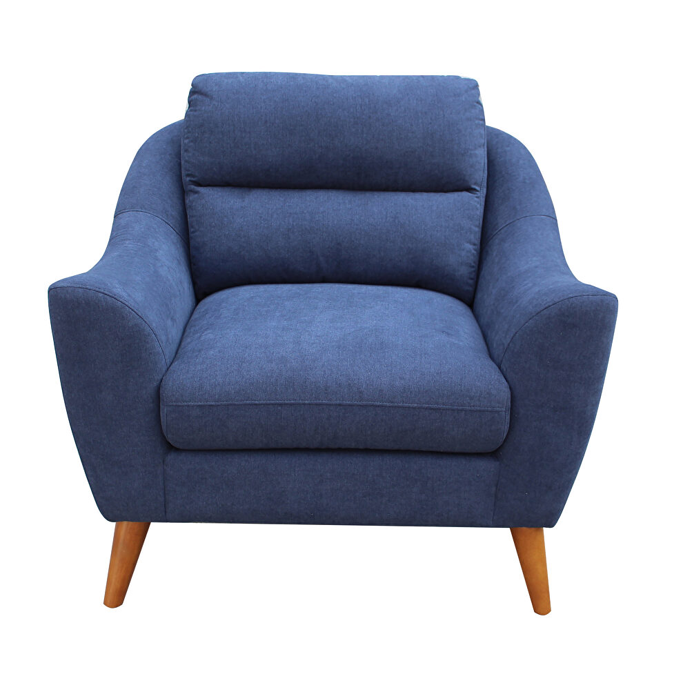 Mid-century modern in the perfect shade of blue chair by Coaster