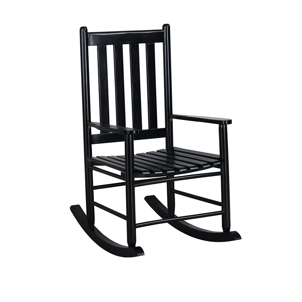 Classic rocking chair finished in black by Coaster