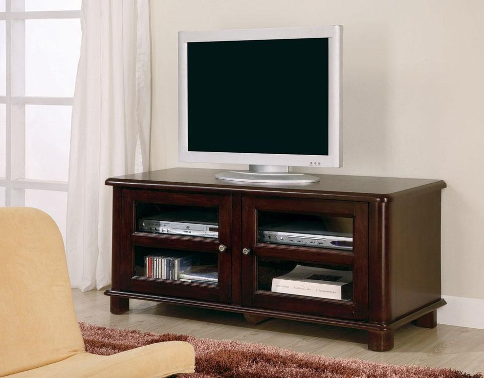 Cappuccino finish TV Stand by Coaster