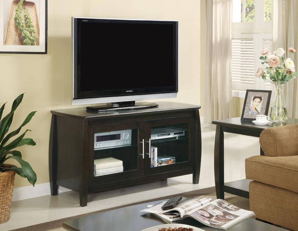 Cappuccino Finish TV Stand by Coaster