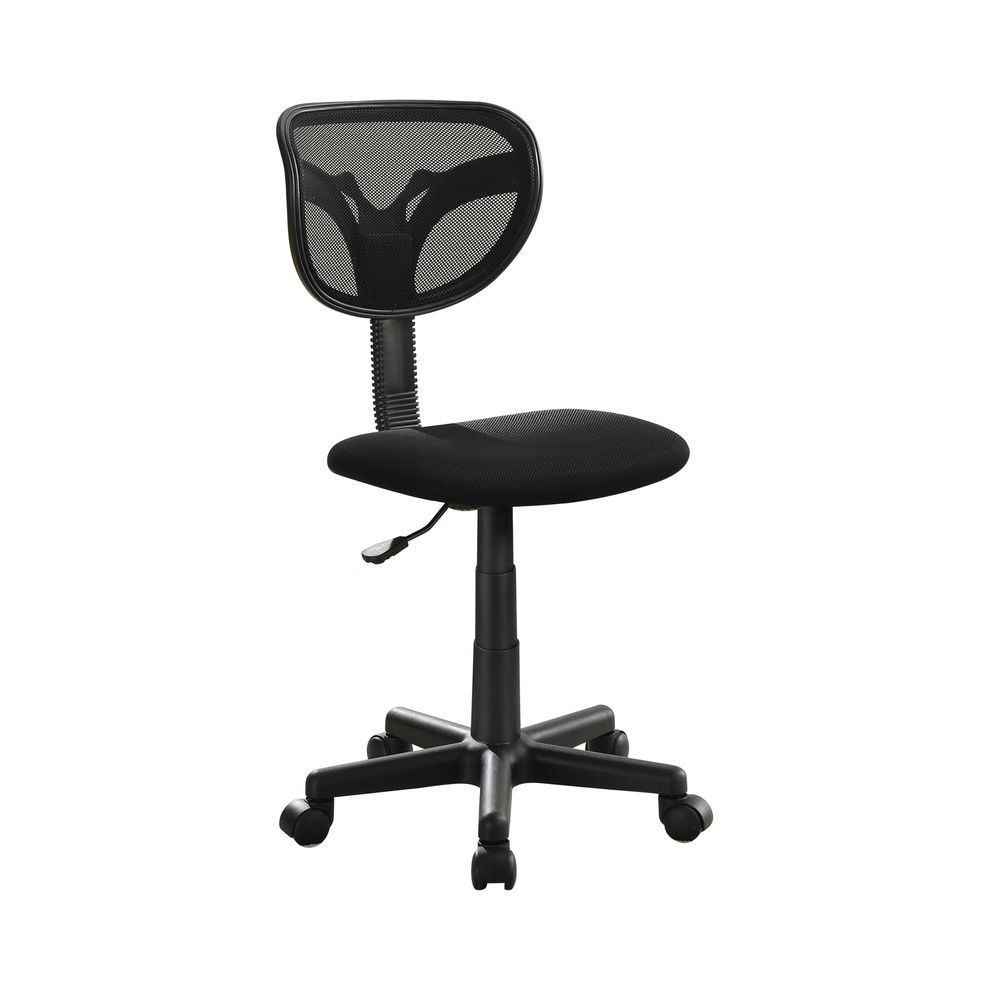 Black mesh office chair by Coaster