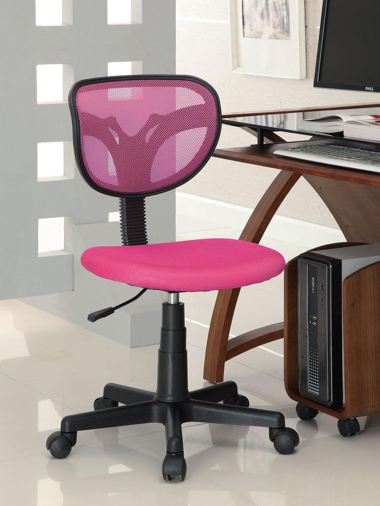 Modern office chair in pink by Coaster