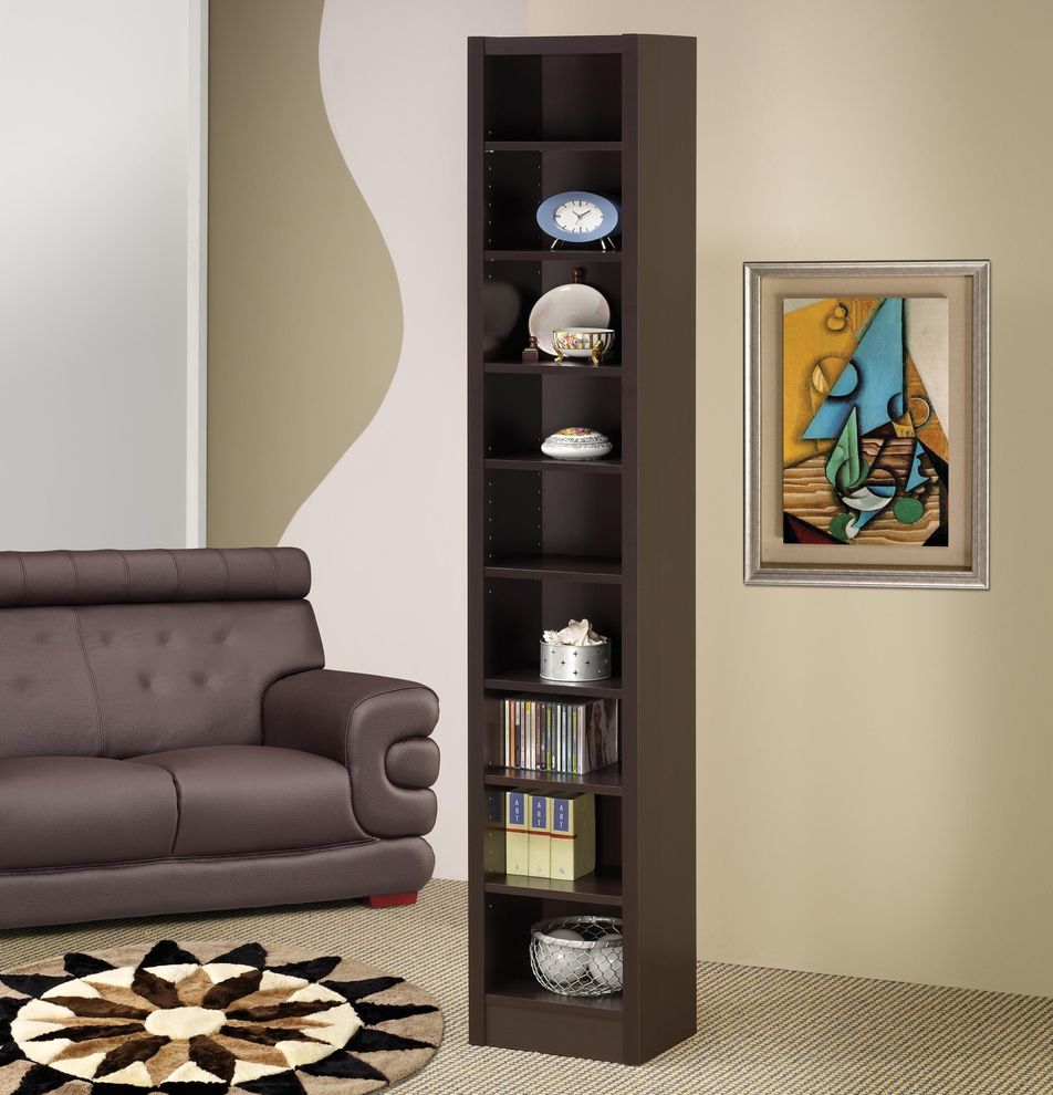 Display unit / bookcase in cappuccino by Coaster