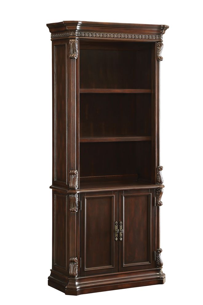Walnut traditional home office bookcase by Coaster