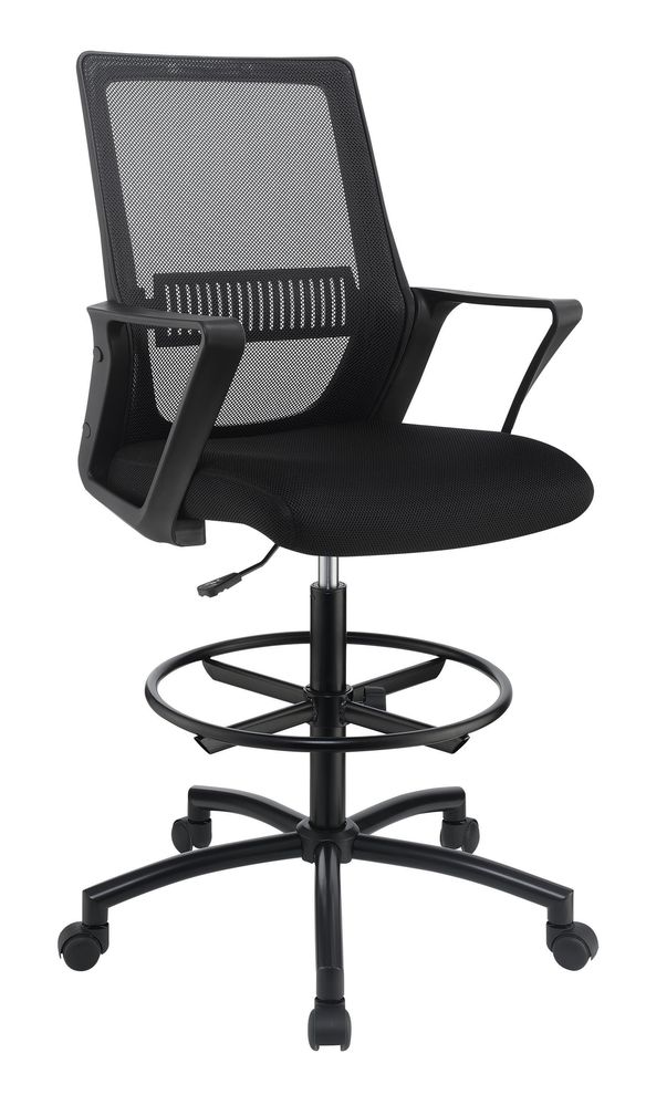Contemporary black tall office chair by Coaster