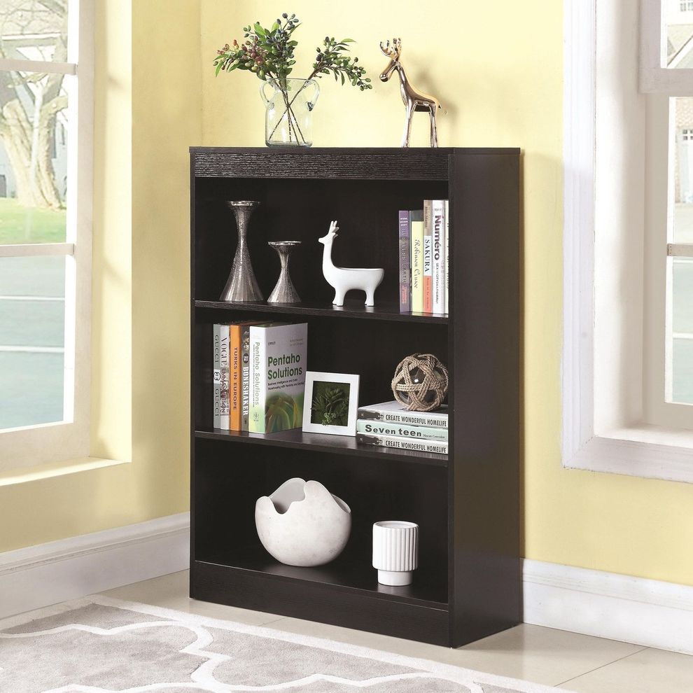 Cappuccino office display/bookcase by Coaster