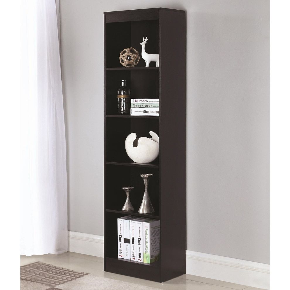 Cappuccino simple office style bookcase/display by Coaster