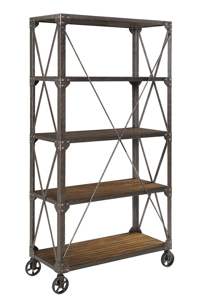Bookcase in industrial style by Coaster