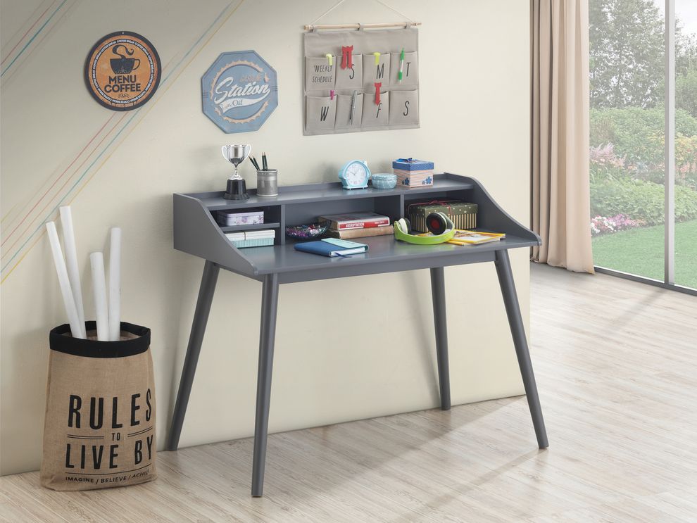 Writing desk in gray by Coaster