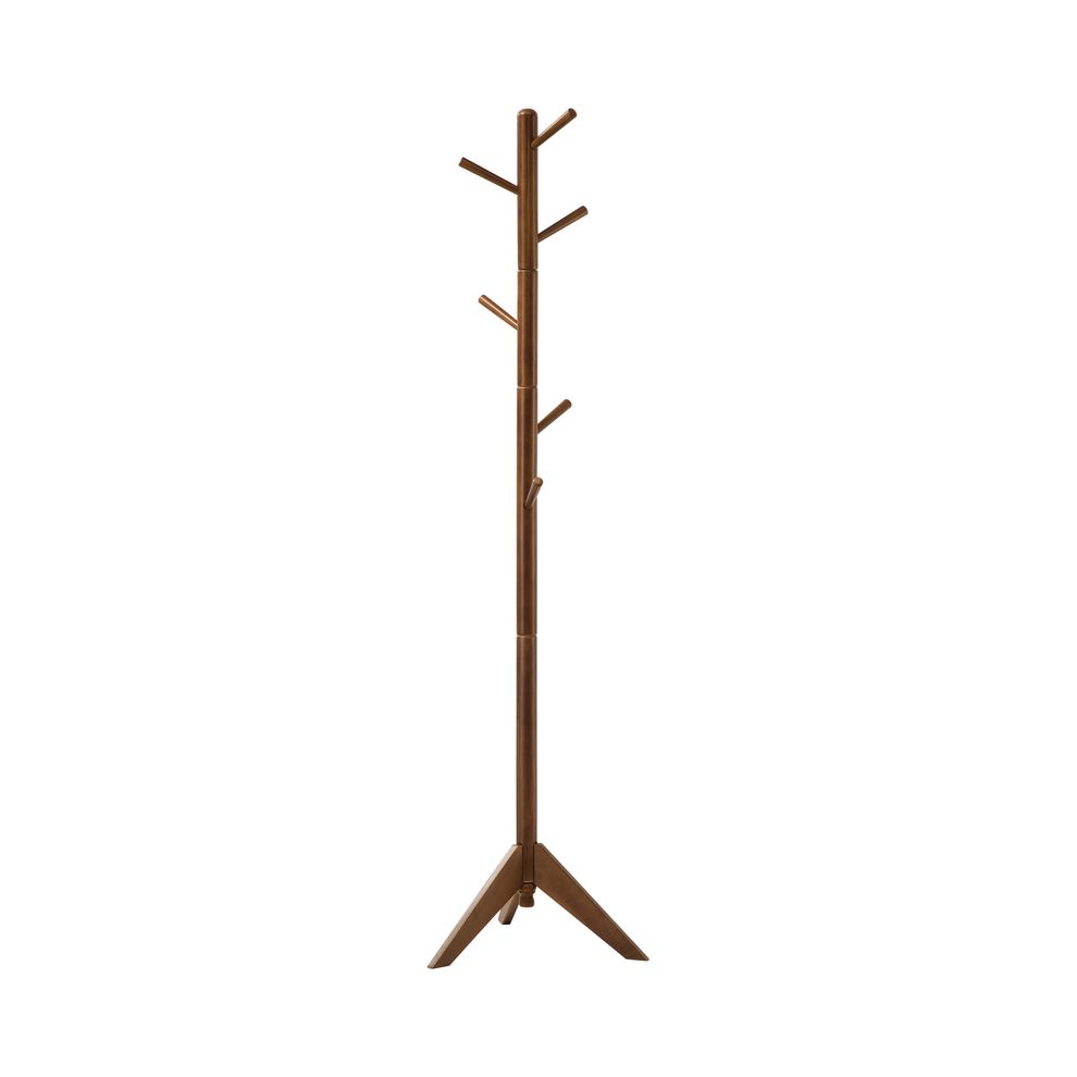 Traditional brown coat rack by Coaster