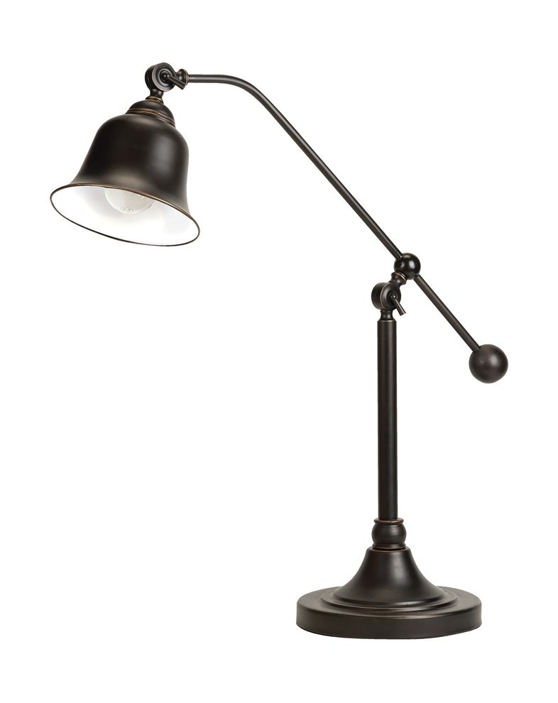 Transitional bronze lamp by Coaster