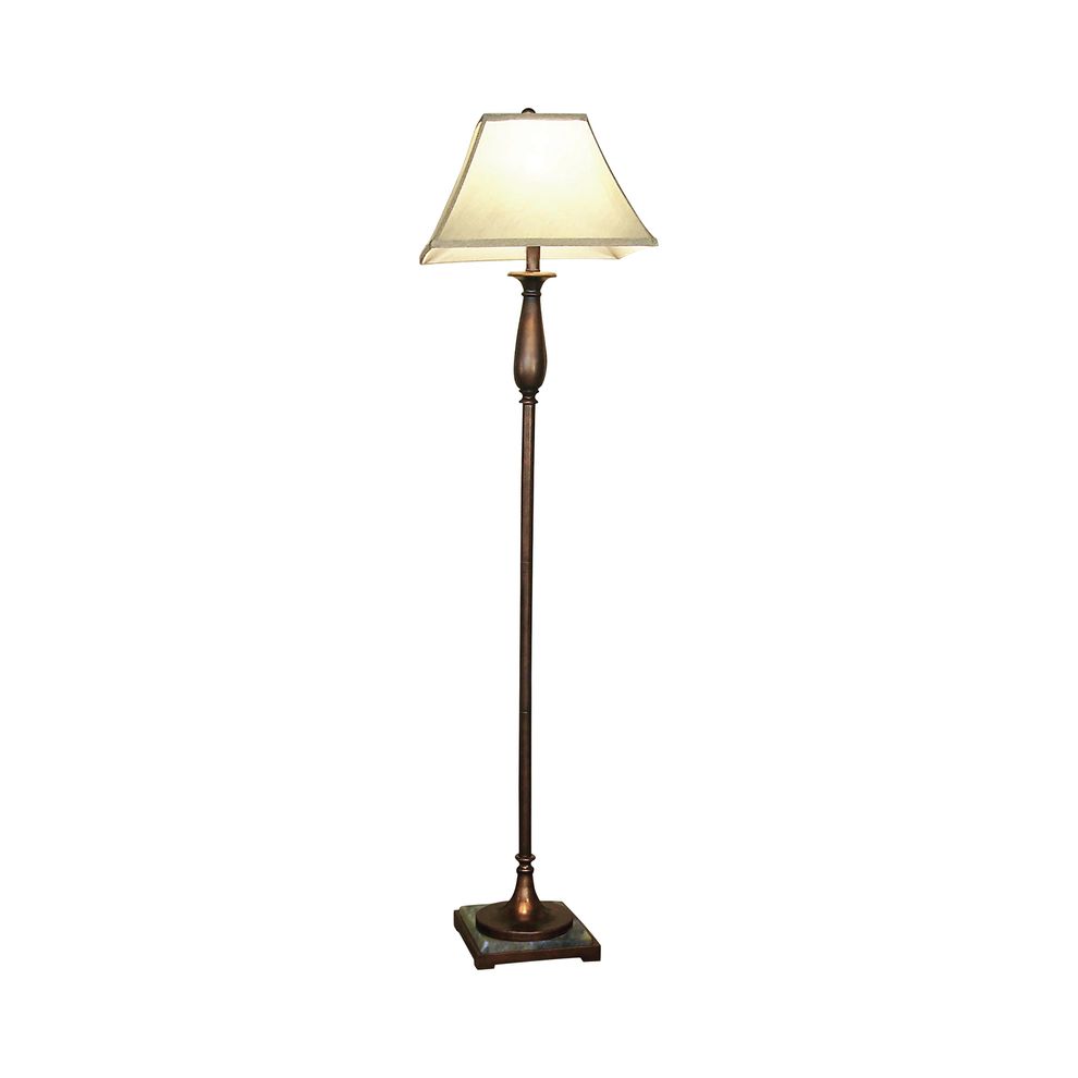 Transitional bronze floor lamp by Coaster