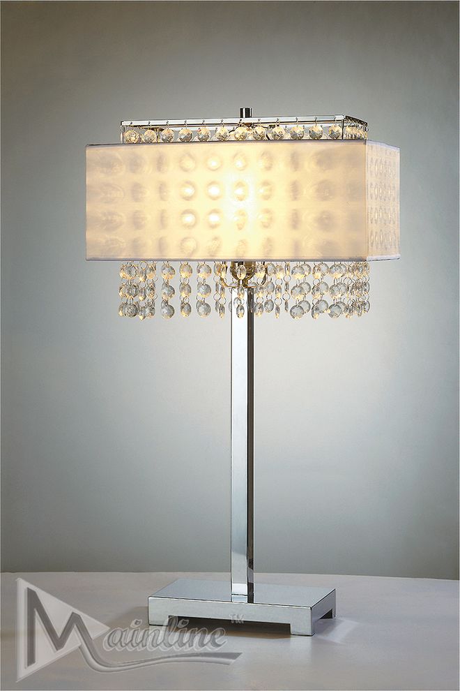 Rain Drop in a Vail design lamp by Mainline