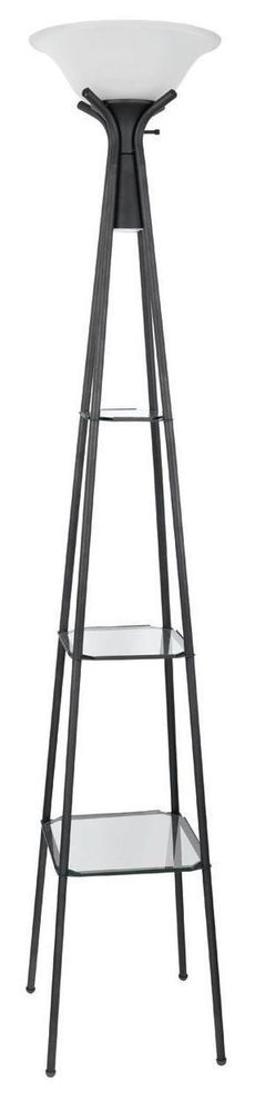 Contemporary charcoal black lamp by Coaster