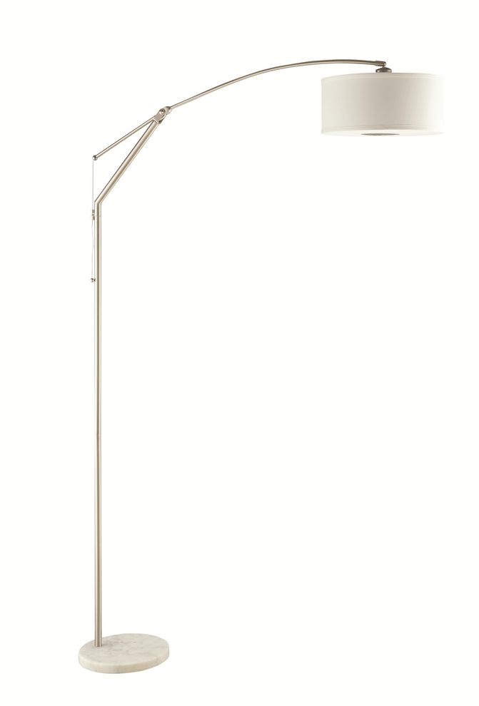 Chrome contemporary lamp by Coaster