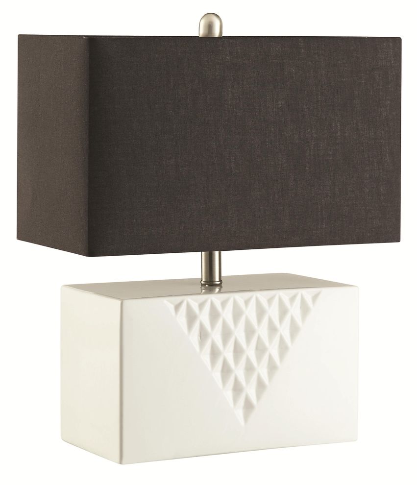 Rectangular shape table lamp by Coaster