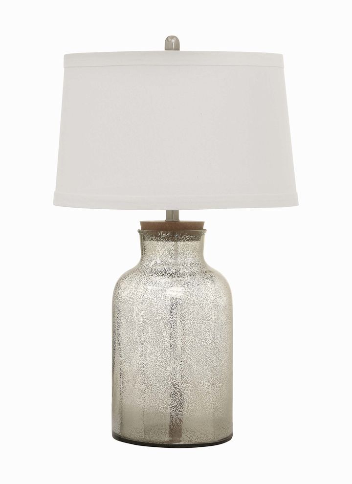 Antique mercury speckled table lamp by Coaster