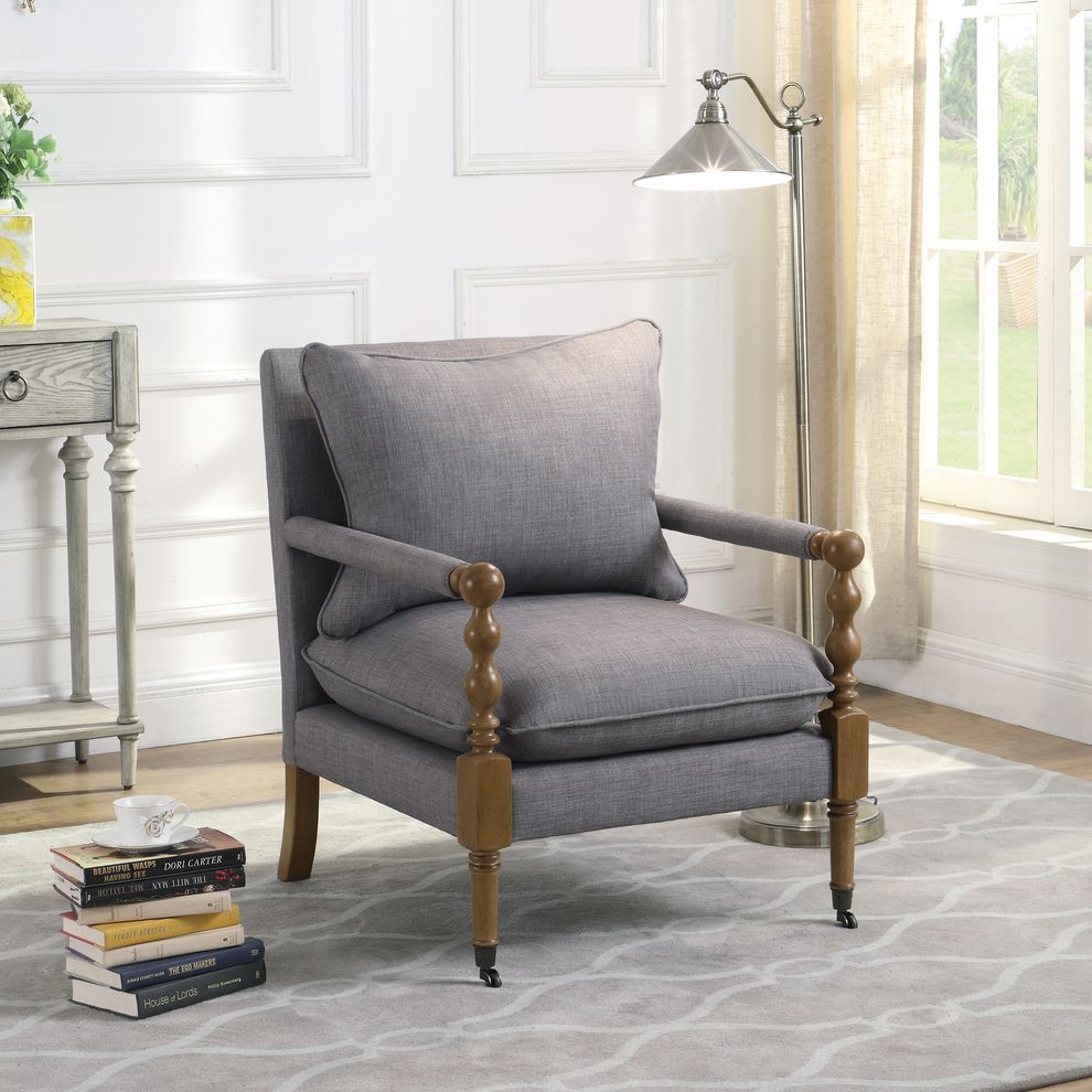 Accent chair in gray by Coaster