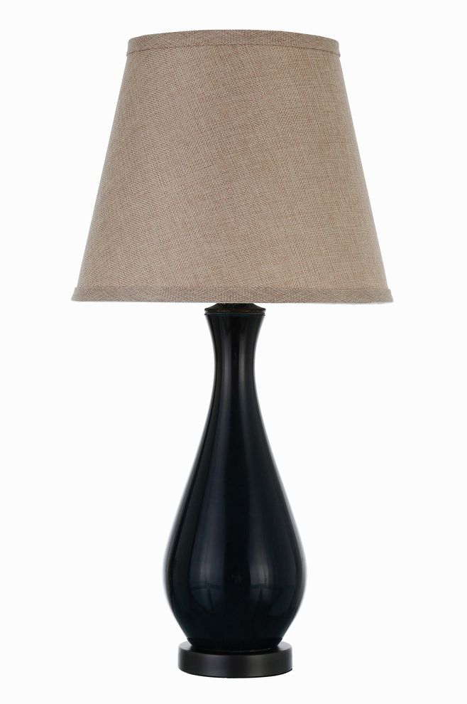 Traditional bronze table lamp by Coaster