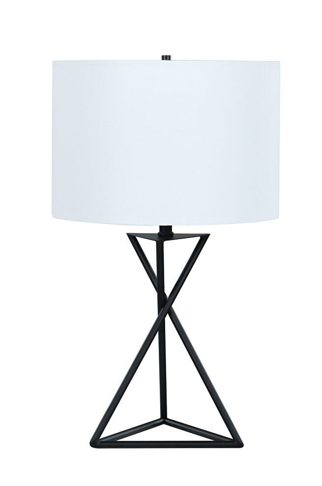 Geometric base table lamp by Coaster