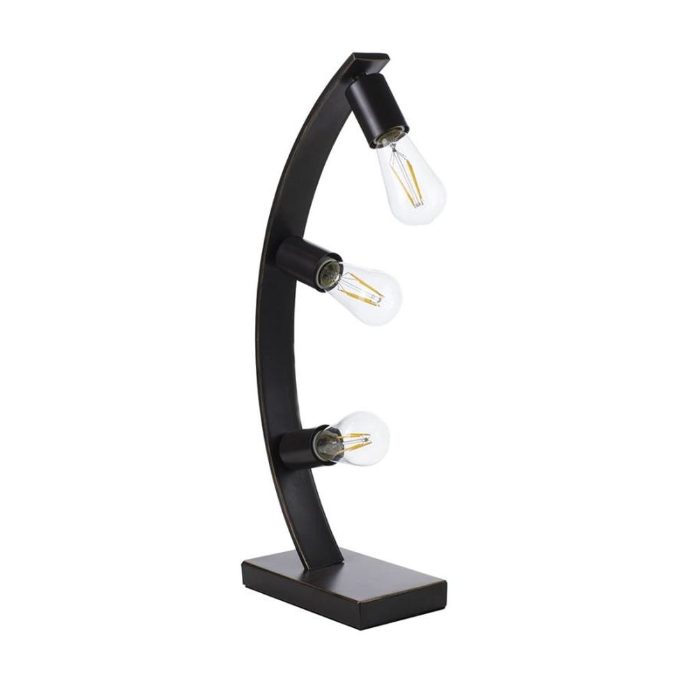 Oil rubbed bronze table lamp by Coaster