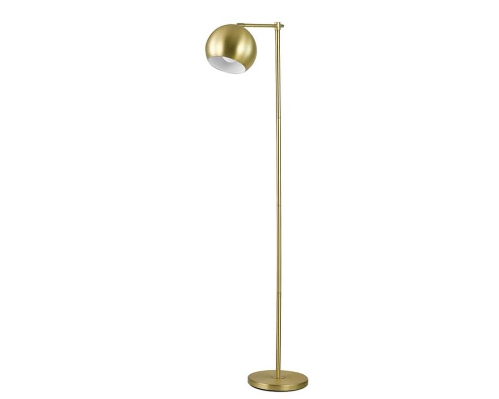 Modern brass floor lamp by Coaster